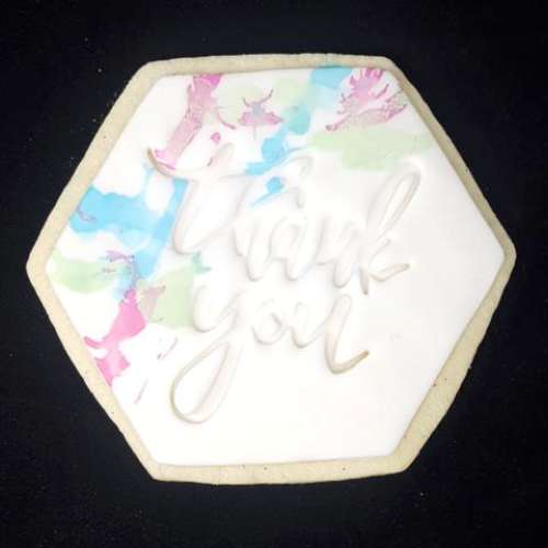 Cookie Embosser - Thank You